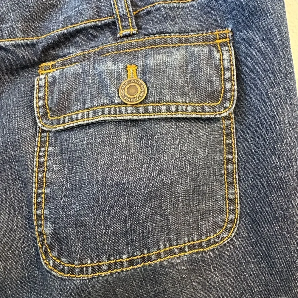 Michael Kors Dark Blue Flare Jeans